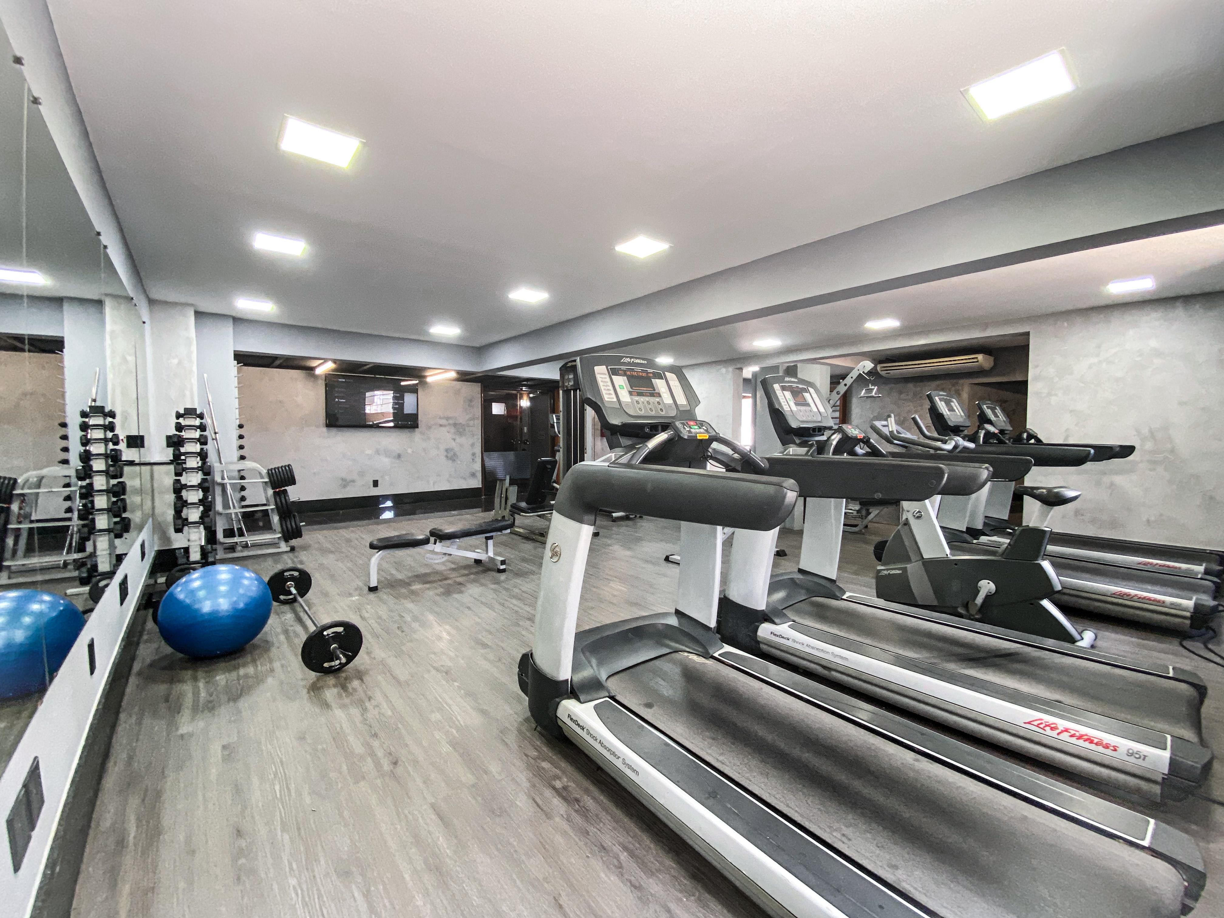 Ouro Minas Hotel Belo Horizonte, Dolce By Wyndham ภายนอก รูปภาพ The gym at the hotel