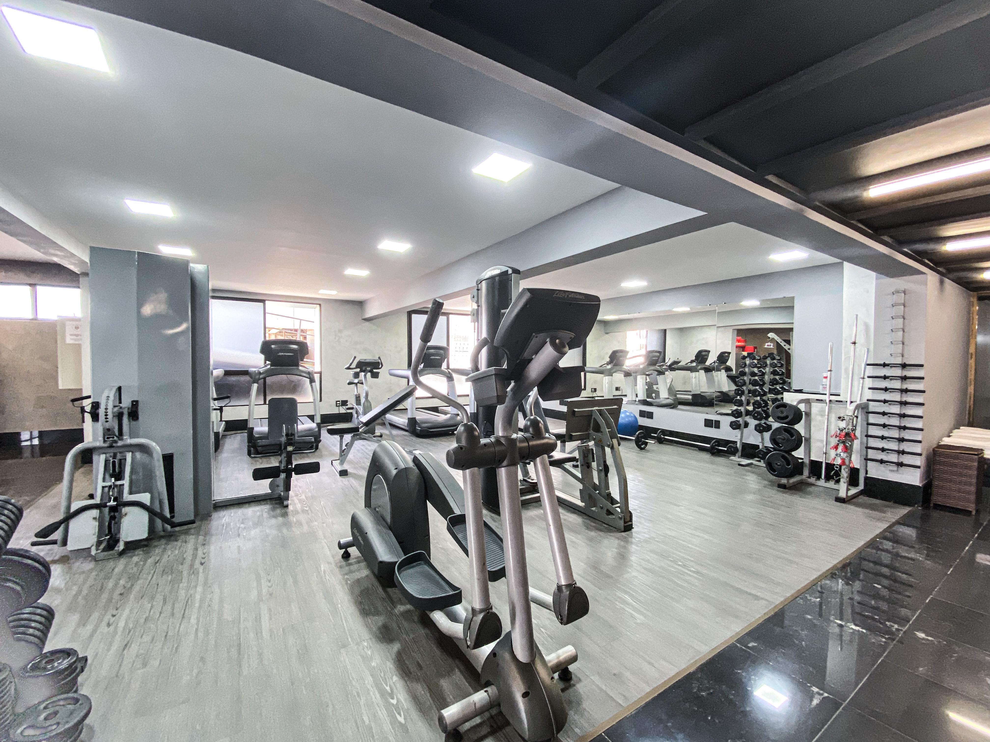 Ouro Minas Hotel Belo Horizonte, Dolce By Wyndham ภายนอก รูปภาพ The gym at the hotel